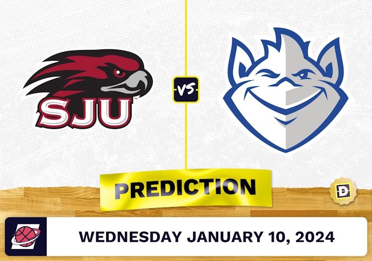 Saint Joseph's (PA) vs. Saint Louis Prediction, Odds, College Basketball Picks  [1/10/2024]