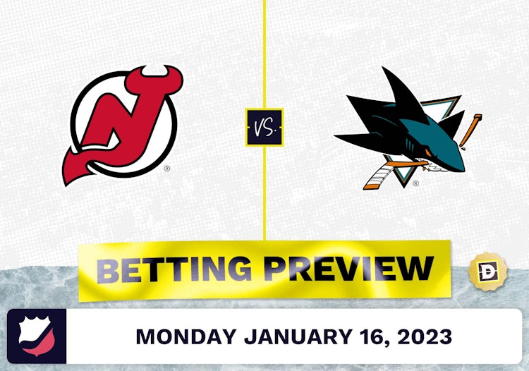 Devils vs. Sharks Prediction and Odds - Jan 16, 2023