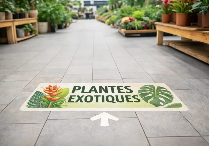 Film adhésif pour marquage au sol commercial