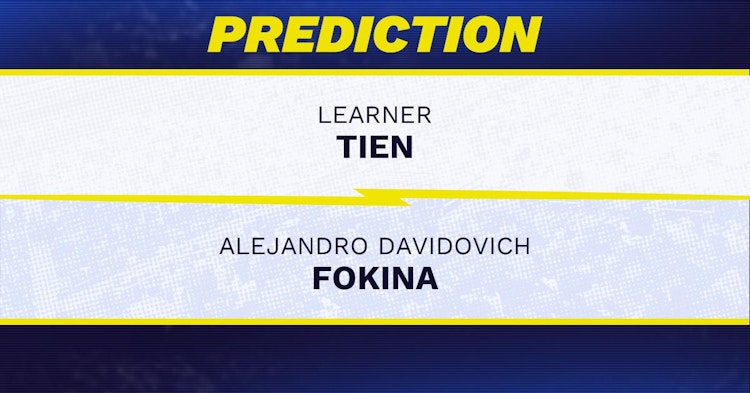 Learner Tien vs Alejandro Davidovich Fokina Tennis Prediction.