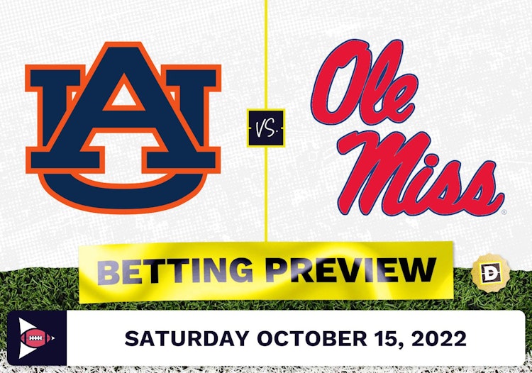 Auburn vs. Mississippi CFB Prediction and Odds - Oct 15, 2022