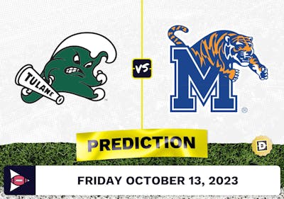 Tulane vs. Memphis CFB Prediction and Odds - October 13, 2023