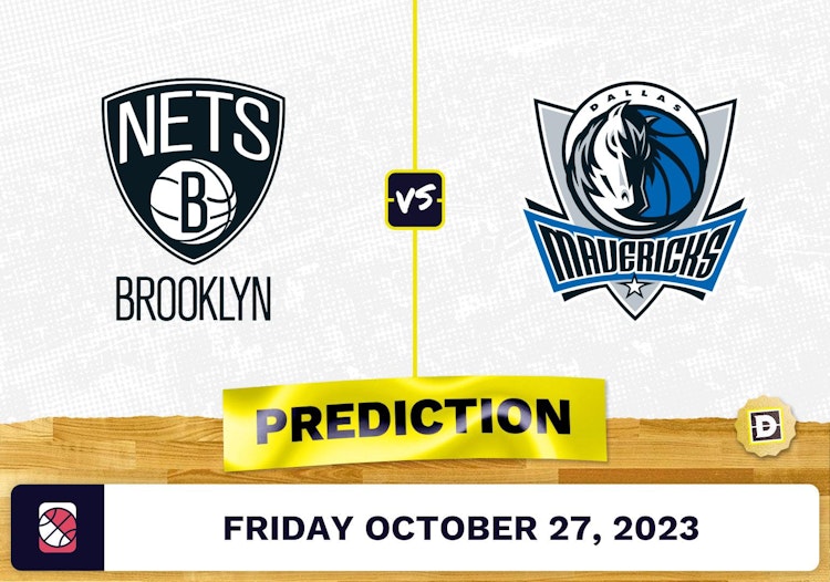 Nets vs. Mavericks Prediction and Odds - October 27, 2023