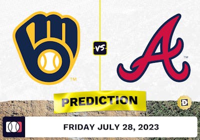 Brewers vs. Braves Prediction for MLB Friday [7/28/2023]