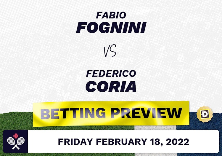 Fabio Fognini vs. Federico Coria Predictions - Feb 19, 2022