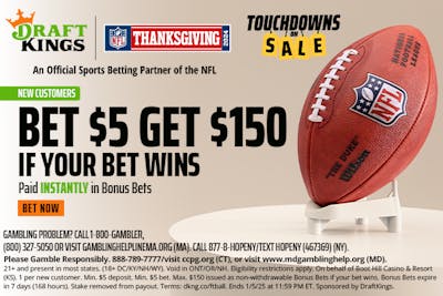 NFL Week 16 Today: Extended DraftKings promo code offers two exclusive $150 betting bonuses