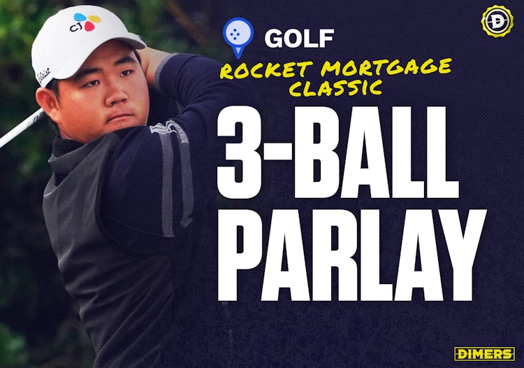 PGA TOUR Golf Bets: Rocket Mortgage Classic 3-Ball Picks and Parlay