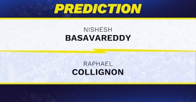 Nishesh Basavareddy vs. Raphael Collignon prediction, odds, picks for ATP European Open 2026