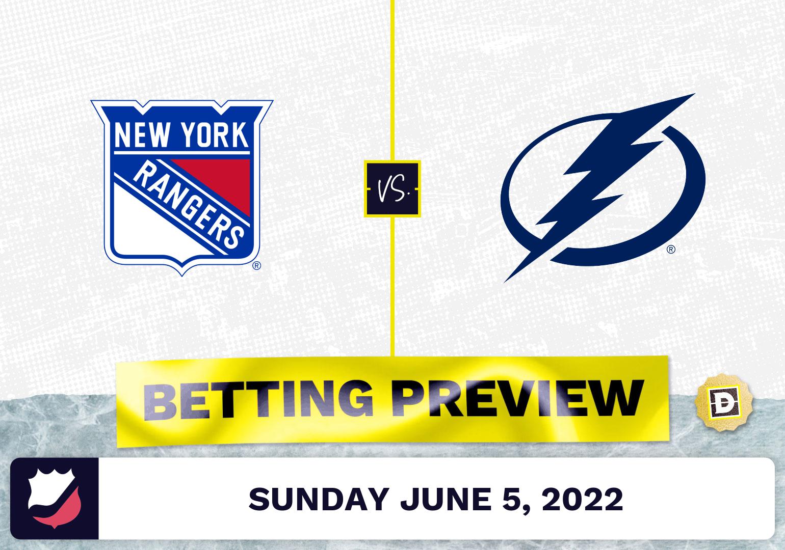 Rangers vs. Lightning Game 3 Prediction - Jun 5, 2022