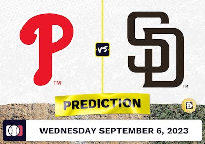 Phillies vs. Padres Prediction for MLB Wednesday [9/6/2023]