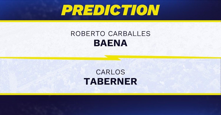 Roberto Carballes Baena vs Carlos Taberner Tennis Prediction.