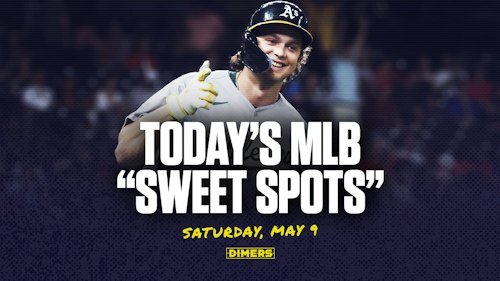 MLB Best Bets: Which markets the Dimers "Sweet Spot" says to bet on Saturday, May 9