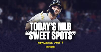 MLB Best Bets: Which markets the Dimers "Sweet Spot" says to bet on Saturday, May 9