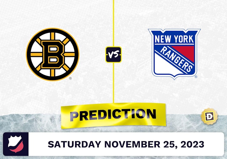 Bruins vs. Rangers Prediction and Odds - November 25, 2023