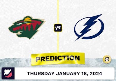 Minnesota Wild vs. Tampa Bay Lightning Prediction, Odds, NHL Picks [1/18/2024]