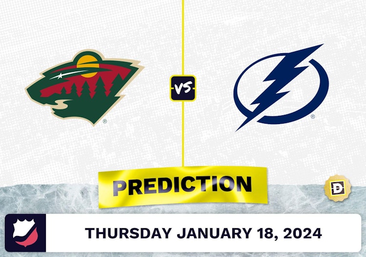 Minnesota Wild vs. Tampa Bay Lightning Prediction, Odds, NHL Picks [1/18/2024]