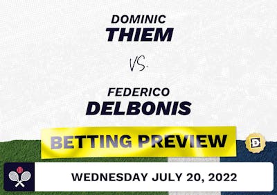 Dominic Thiem vs. Federico Delbonis Predictions - Jul 21, 2022