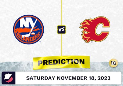Islanders vs. Flames Prediction and Odds - November 18, 2023