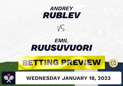 Andrey Rublev vs. Emil Ruusuvuori Predictions - Jan 18, 2023