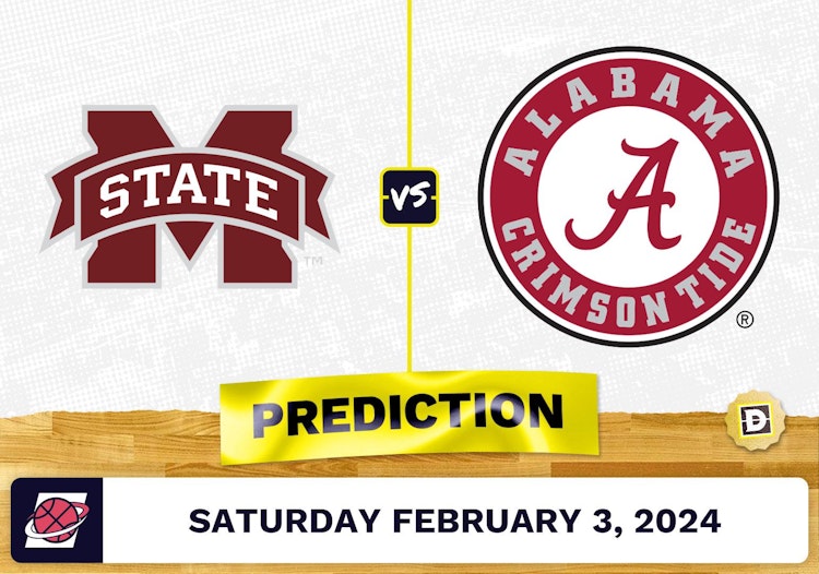 Mississippi State vs. Alabama Prediction, Odds, College Basketball Picks [2/3/2024]