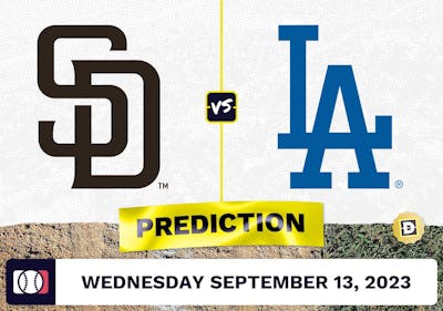 Padres vs. Dodgers Prediction for MLB Wednesday [9/13/2023]