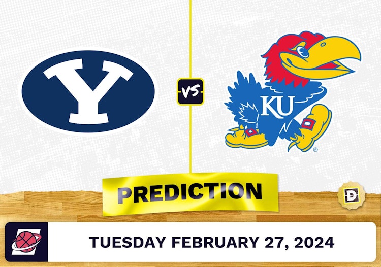 BYU vs. Kansas Prediction, Odds, College Basketball Picks [2/27/2024]