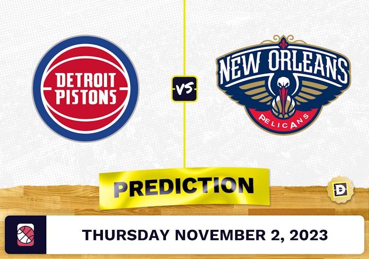 Pistons vs. Pelicans Prediction and Odds - November 2, 2023