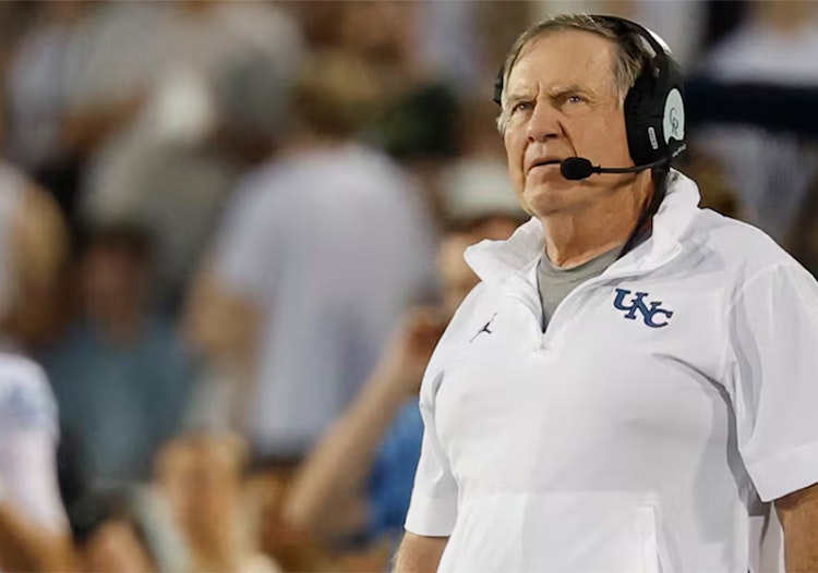 Bill Belichick, UNC, college football predictions