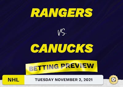 Rangers vs. Canucks Predictions and Odds - Nov 2, 2021