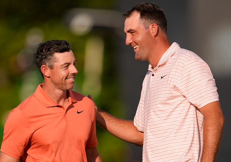 Rory McIlroy and Scottie Scheffler.