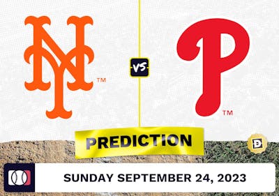 Mets vs. Phillies Prediction for MLB Sunday [9/24/2023]