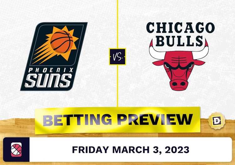 Suns vs. Bulls Prediction and Odds - Mar 3, 2023
