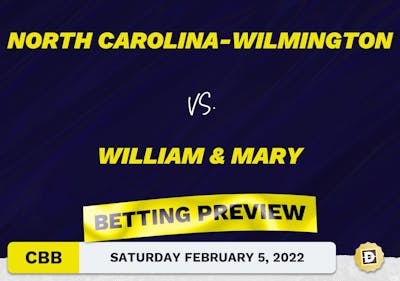 North Carolina-Wilmington vs. William & Mary CBB Predictions and Odds - Feb 5, 2022
