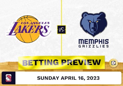 Lakers vs. Grizzlies Prediction and Odds - Apr 16, 2023
