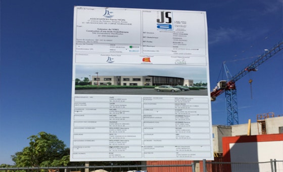 panneau de chantier AkyLux® panneau-de-chantier-akilux