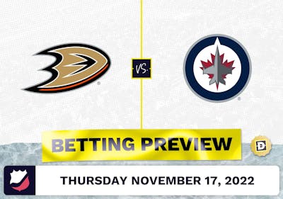 Ducks vs. Jets Prediction and Odds - Nov 17, 2022
