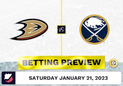 Ducks vs. Sabres Prediction and Odds - Jan 21, 2023