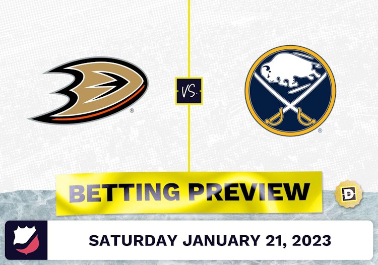 Ducks vs. Sabres Prediction and Odds - Jan 21, 2023