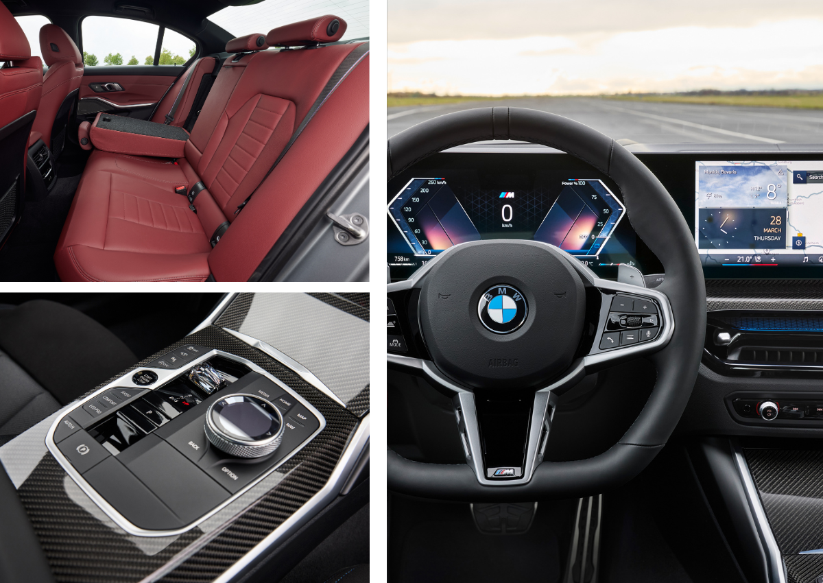 Das Interior der BMW 3er Limousine