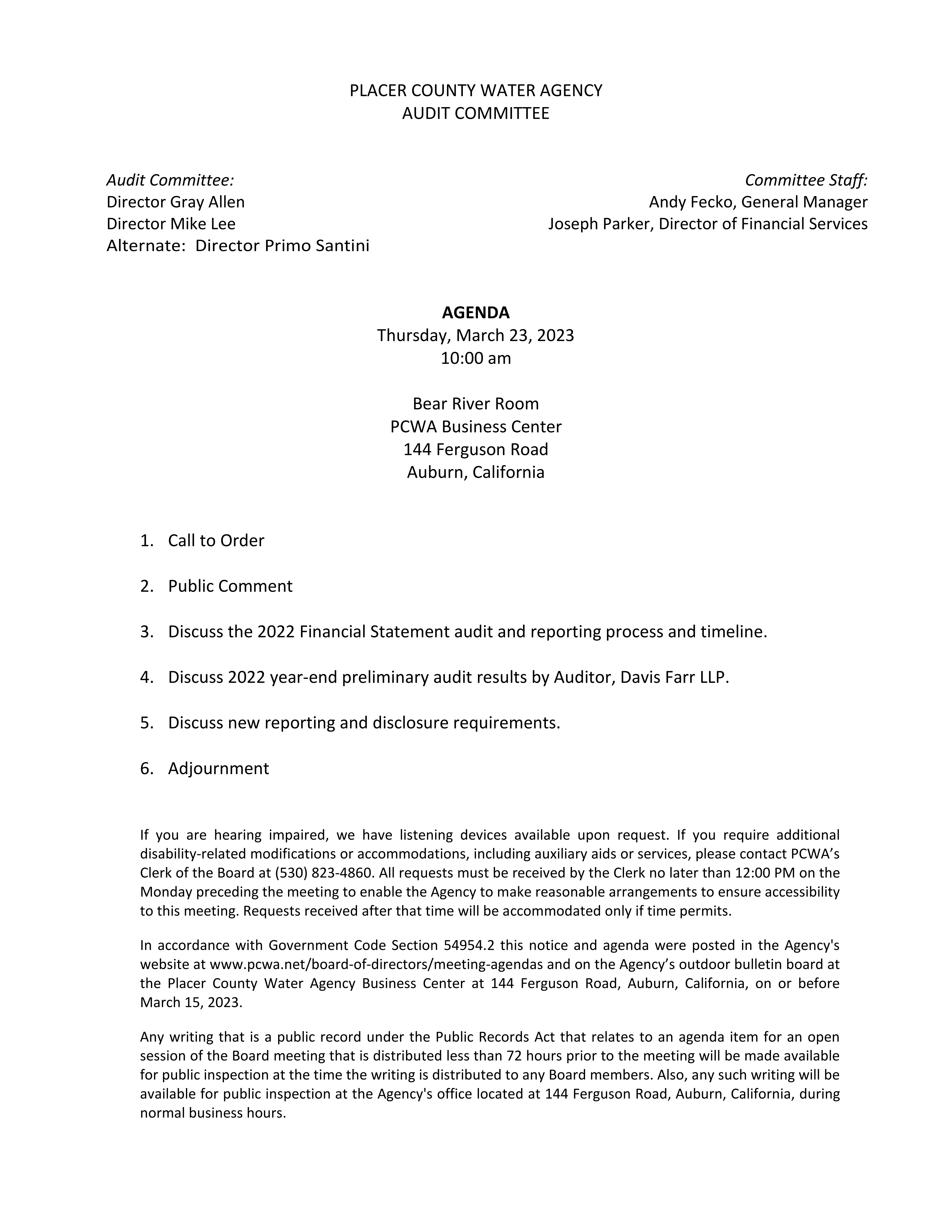 Board Agendas document image for 2023-03-23-Audit-Committee - page 1/1