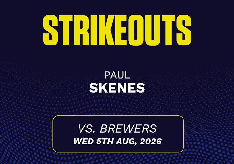 Paul Skenes projected stats for Wednesday, August 5, 2026.
