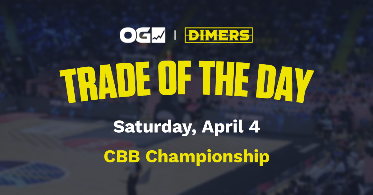 CBB Trade of the Day: Dimers data finds edge in Arizona to win CBB National Championship on OG prediction market