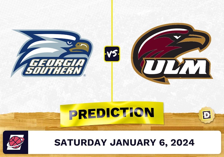 Georgia Southern vs. Louisiana-Monroe Prediction, Odds, College Basketball Picks  [1/6/2024]