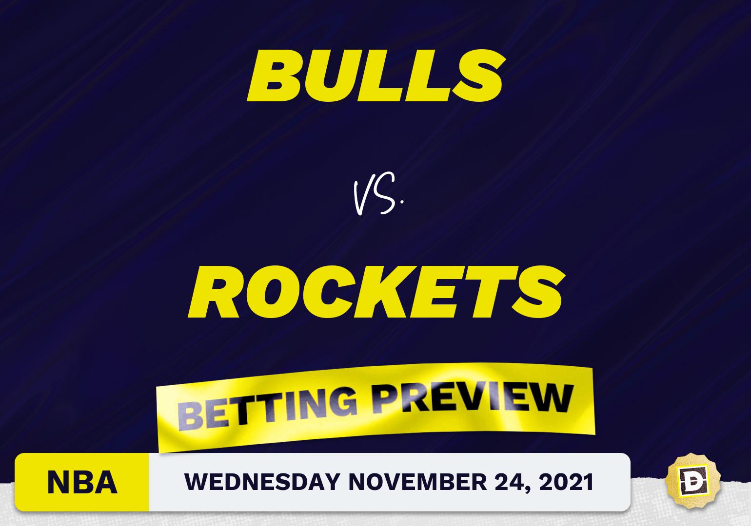 Bulls vs. Rockets Predictions and Odds - Nov 24, 2021