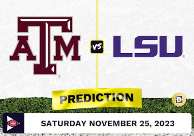 Texas A&M vs. LSU CFB Prediction and Odds - November 25, 2023