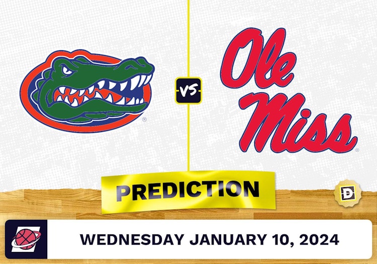 Florida vs. Ole Miss Prediction, Odds, College Basketball Picks  [1/10/2024]