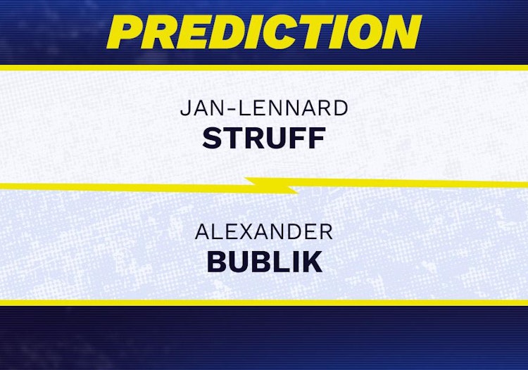 Jan-Lennard Struff vs Alexander Bublik Tennis Prediction.