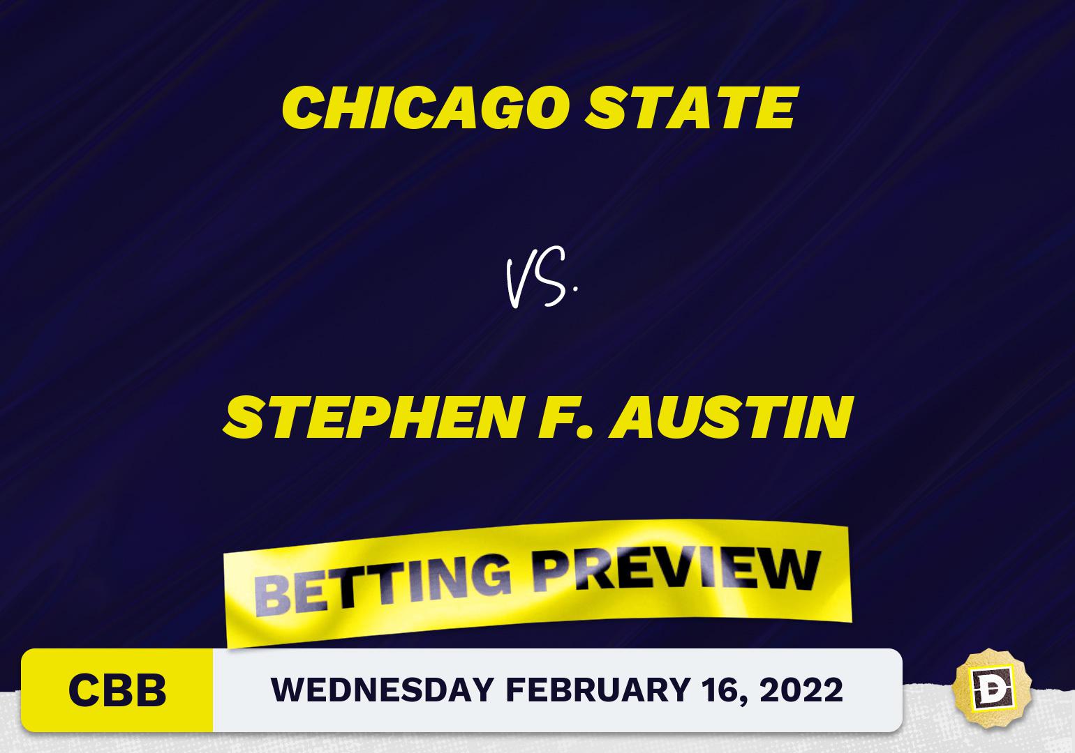Chicago State vs. Stephen F. Austin CBB Predictions and Odds - Feb 16, 2022