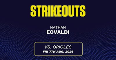 Nathan Eovaldi projections August 8: Strikeouts, outs, and earned runs vs. Orioles [2026]