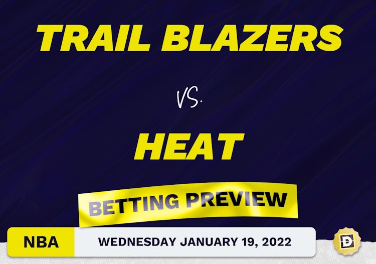 Trail Blazers vs. Heat Predictions and Odds - Jan 19, 2022